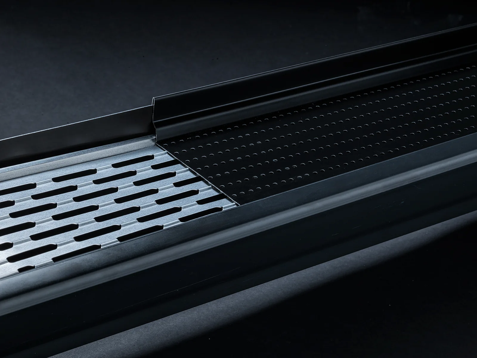 DoublePro product opened to reveal the lower perforated support layer