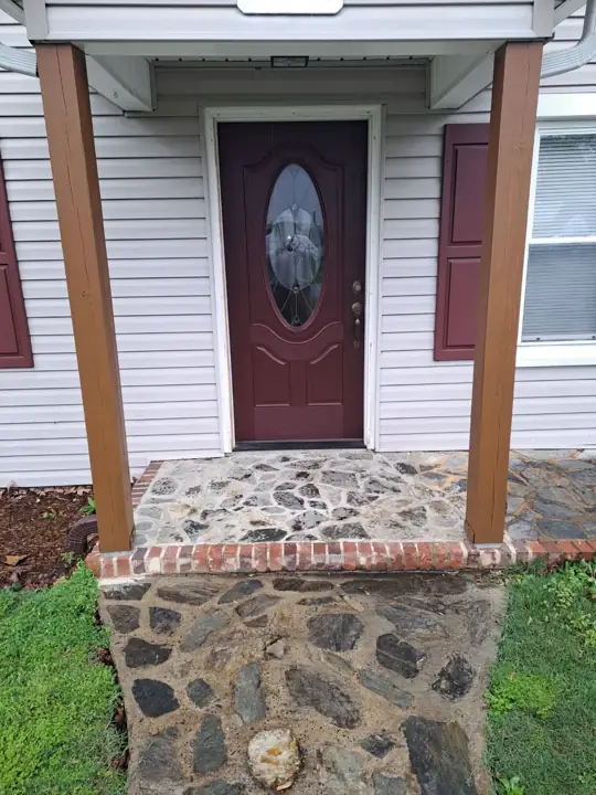 Hudson Hidden 2x3 Downspouts Behind Posts