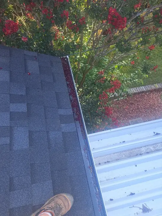 Leaf guard cleaning and maintenance
