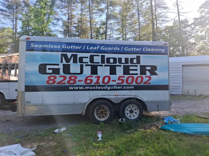 McCloud Gutter trailer side branding